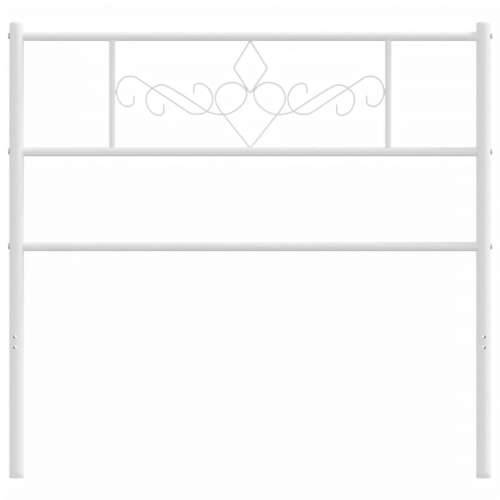 Metalno uzglavlje bijelo 107 cm - Bijela 107 cm 1 Cijena
