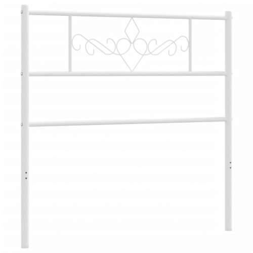 Metalno uzglavlje bijelo 107 cm - Bijela 107 cm 1 Cijena