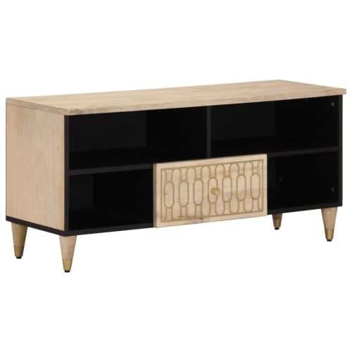 TV ormarić 100 x 33 x 46 cm od masivnog drva manga - Prirodna 1 Cijena