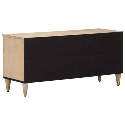 TV ormarić 100 x 33 x 46 cm od masivnog drva manga - Prirodna 1 Cijena