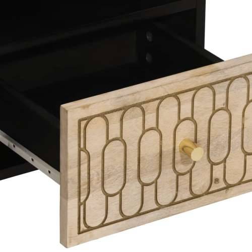 TV ormarić 100 x 33 x 46 cm od masivnog drva manga - Prirodna 1 Cijena