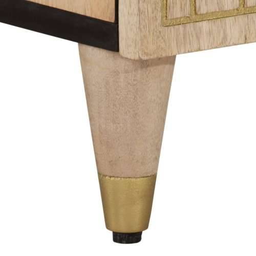 TV ormarić 100 x 33 x 46 cm od masivnog drva manga - Prirodna 1 Cijena