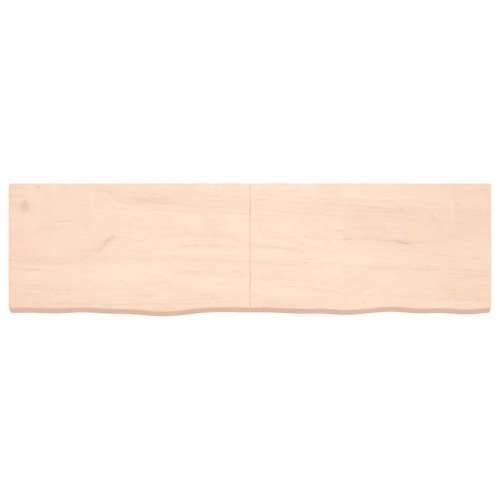 Zidna polica 180 x 50 x (2-6) cm neobrađena masivna hrastovina - Prirodna 180 x 50 x 6 cm 1 Cijena