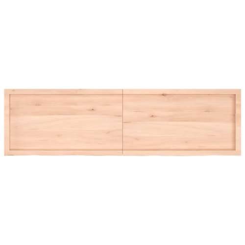 Zidna polica 180 x 50 x (2-6) cm neobrađena masivna hrastovina - Prirodna 180 x 50 x 6 cm 1 Cijena