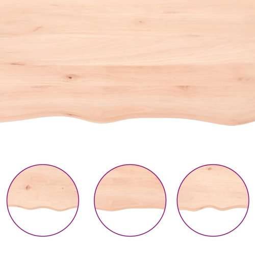 Zidna polica 180 x 50 x (2-6) cm neobrađena masivna hrastovina - Prirodna 180 x 50 x 6 cm 1 Cijena