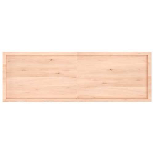 Zidna polica 180x60x(2-6) cm neobrađena masivna hrastovina - Prirodna 180 x 60 x 6 cm 1 Cijena
