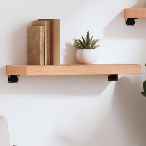 Zidna polica svjetlosmeđa 60x20x6 cm od obrađene hrastovine - Svjetlosmeđa 60 x 20 x 6 cm 1 Cijena