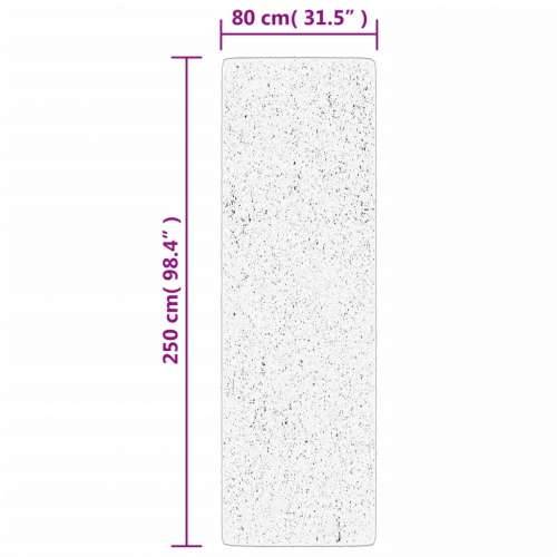 Čupavi tepih PAMPLONA visoka vlakna moderni zeleni 80x250 cm - Zelena 80 x 250 cm Cijena