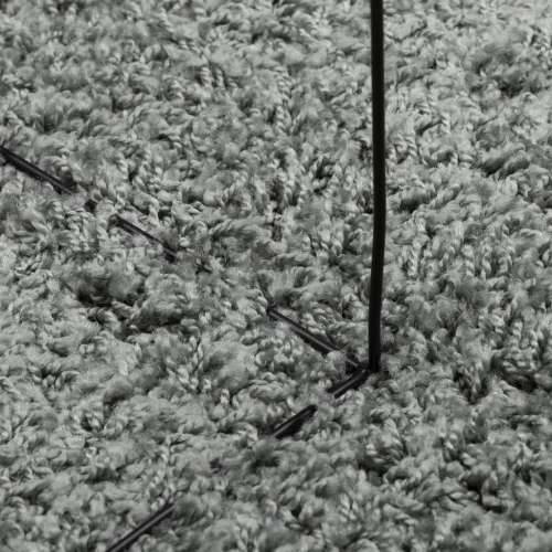 Čupavi tepih PAMPLONA visoka vlakna moderni zeleni 200 x 200 cm - Zelena 200 x 200 cm Cijena