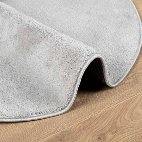Tepih OVIEDO kratkih vlakana sivi Ø 120 cm - Siva Ø 120 cm Cijena