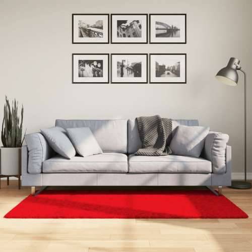 Tepih OVIEDO kratkih vlakana crveni 80 x 150 cm - Crvena 80 x 150 cm Cijena