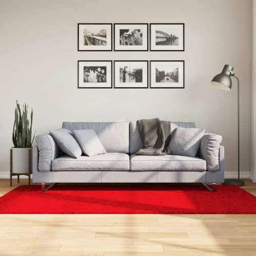 Tepih OVIEDO kratkih vlakana crveni 100 x 200 cm - Crvena 100 x 200 cm Cijena