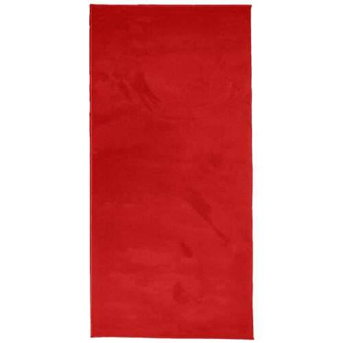 Tepih OVIEDO kratkih vlakana crveni 100 x 200 cm - Crvena 100 x 200 cm Cijena