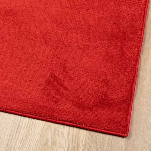 Tepih OVIEDO kratkih vlakana crveni 100 x 200 cm - Crvena 100 x 200 cm Cijena
