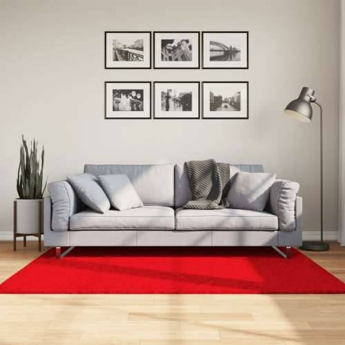Tepih OVIEDO kratkih vlakana crveni 120 x 170 cm - Crvena 120 x 170 cm Cijena