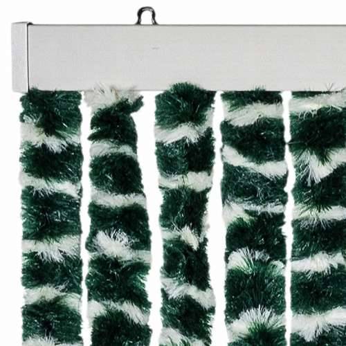 Zastor protiv muha zelena i bijela 56 x 200 cm od šenila - Zelena i bijela 56 x 200 cm Cijena