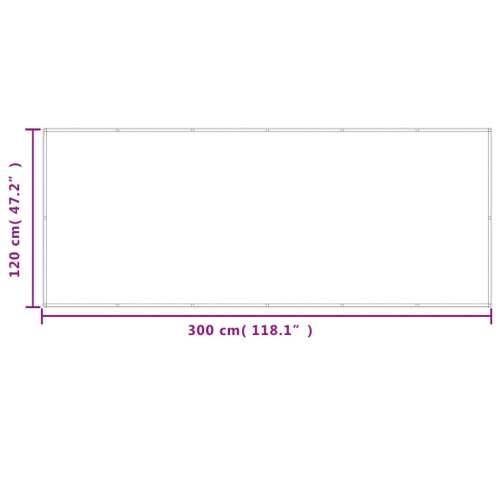 Balkonski zaslon svjetlosivi 120x300 cm 100 % poliester Oxford - Svjetlosiva 120 x 300 cm 1 Cijena