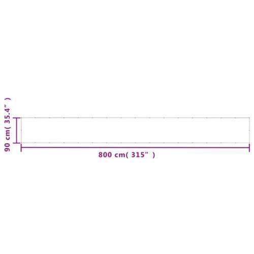 Balkonski zaslon bijeli 90 x 800 cm 100 % poliester Oxford - Bijela 90 x 800 cm 1 Cijena