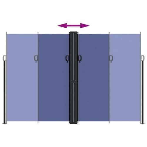 Bočna tenda na uvlačenje plava 220x1000 cm - Plava 220 x 1000 cm 1 Cijena