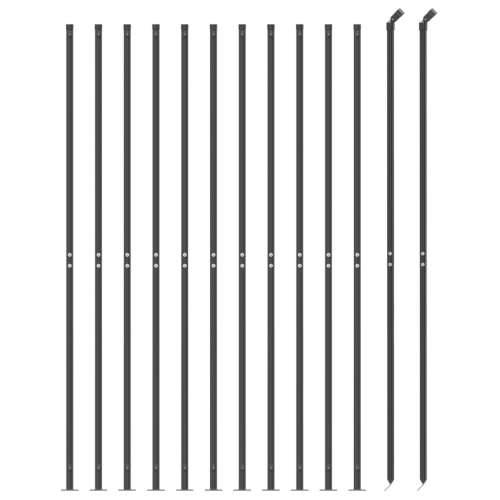 Žičana ograda s prirubnicom antracit 2,2 x 25 m - Antracit 2.2 x 25 m 1 Cijena