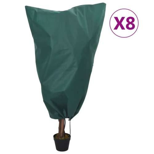 Navlake od flisa za biljke s vezicom 8 kom 70 g/m² 0,8 x 1 m - Zelena 0.8 x 1 m 8 Cijena