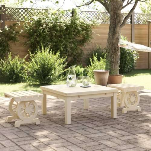 Vrtni taburei 2 kom od masivne jelovine - Smeđa 40 x 36,5 x 38,5 cm 2 Cijena