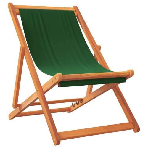 Sklopive stolice za plažu od tkanine 2 kom zelene - Zelena 2 Bez naslona za ruke Cijena