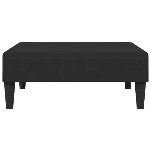 2-dijelni set sofa s jastucima crni baršunasti - Crna Bez naslona za ruke Cijena