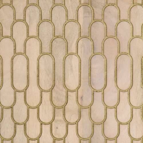 Bočni ormarić 60 x 33 x 75 cm od masivnog drva manga - Prirodna 1 Cijena