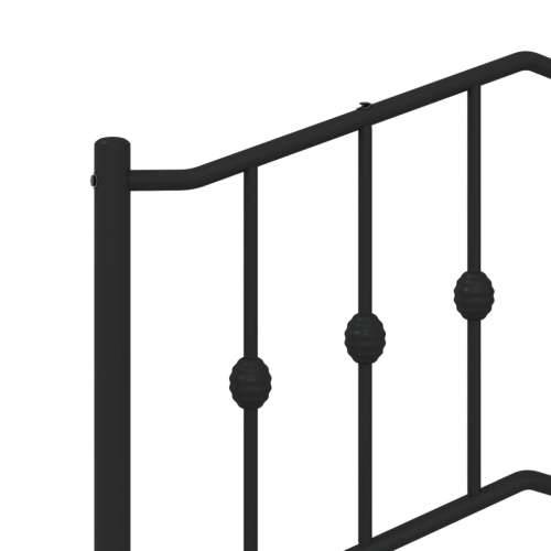 Metalno uzglavlje crno 120 cm Crna 120 cm 1 Cijena