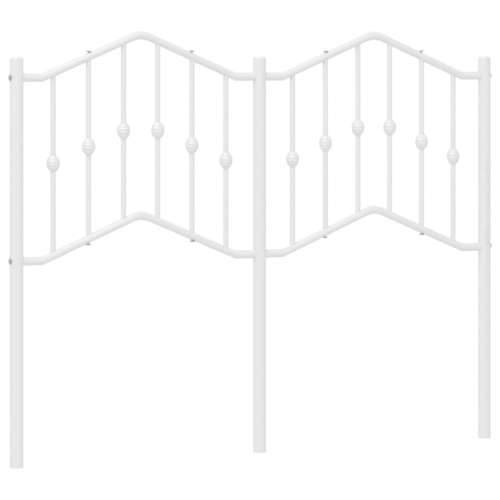 Metalno uzglavlje bijelo 120 cm - Bijela 120 cm 1 Cijena