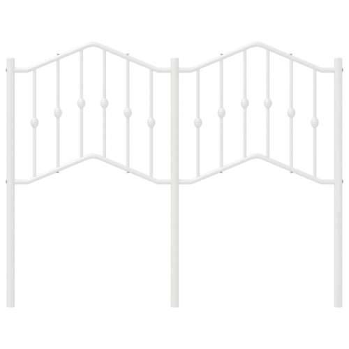 Metalno uzglavlje bijelo 120 cm - Bijela 120 cm 1 Cijena
