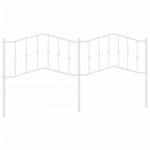 Metalno uzglavlje bijelo 200 cm - Bijela 200 cm 1 Cijena