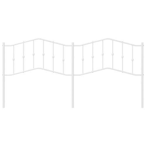 Metalno uzglavlje bijelo 200 cm - Bijela 200 cm 1 Cijena