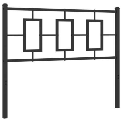 Metalno uzglavlje crno 107 cm - Crna 107 cm 1 Cijena
