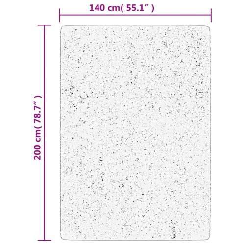 Tepih ISTAN s visokim vlaknima sjajni izgled sivi 140 x 200 cm - Siva 140 x 200 cm Cijena
