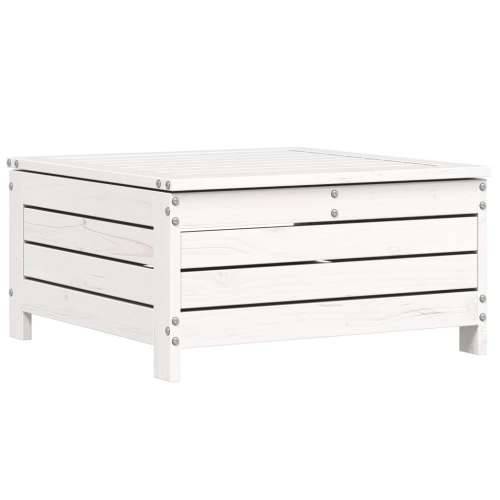 Vrtna garnitura - 7-dijelni set vrtnih sofa bijeli od masivne borovine - Bijela boja bora 1 Cijena
