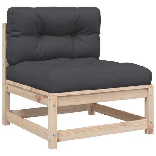 Vrtna garnitura - 5-dijelni set vrtnih sofa od masivne borovine s jastucima - Prirodna boja bora Da 1 Cijena