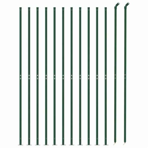 Žičana ograda s prirubnicom zelena 2,2 x 25 m - Zelena 2.2 x 25 m 1 Cijena