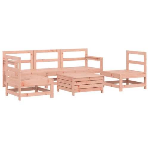 Vrtna garnitura - 6-dijelni set vrtnih sofa od masivne duglazije i jelovine - Prirodni douglas 1 Cijena