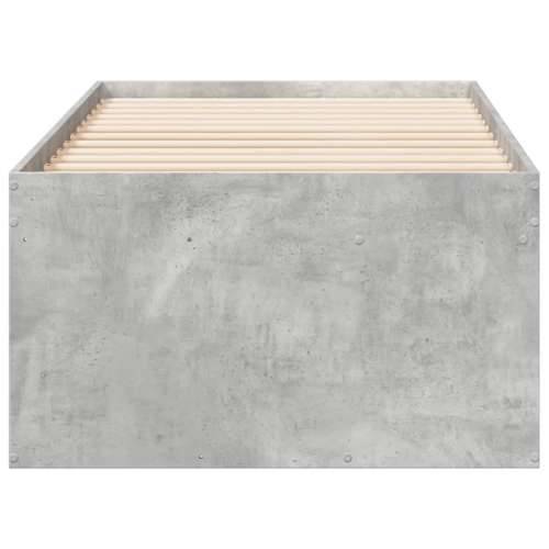 Dnevni krevet s ladicama bez madraca siva boja betona 90x200 cm - Beton siva 90 x 200 cm Cijena