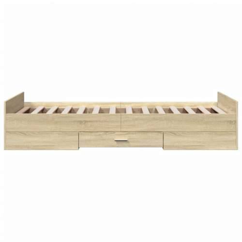 Okvir za krevet s ladicama boja hrasta 90x200 cm - sonoma hrast 90 x 200 cm Cijena