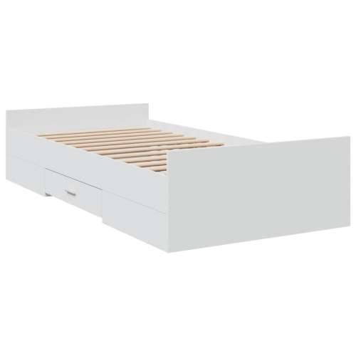 Okvir kreveta s ladicama bez madraca bijeli 75x190 cm - Bijela 75 x 190 cm Cijena
