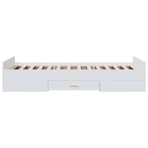 Okvir kreveta s ladicama bez madraca bijeli 75x190 cm - Bijela 75 x 190 cm Cijena