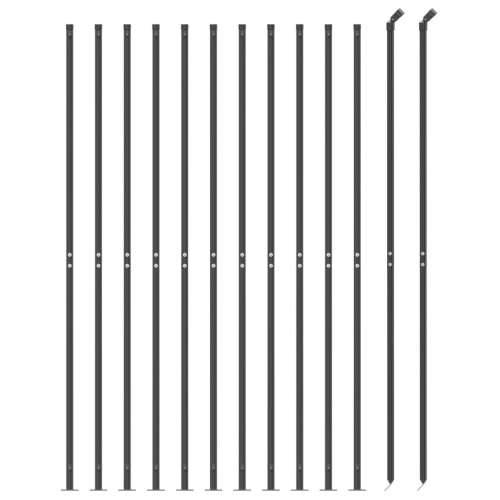 Žičana ograda s prirubnicom antracit 2,2 x 25 m - Antracit 2.2 x 25 m 1 Cijena