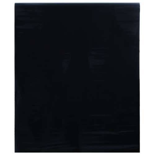Prozorska folija statična matirana crna 90x500 cm PVC