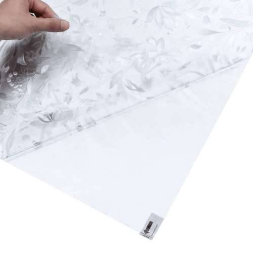 Prozorska folija matirana s cvjetnim uzorkom 90 x 500 cm PVC - Zamrznuti cvijet 1 5 m 90 cm Cijena