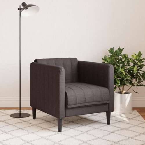 Sofa fotelja od tkanine tamnosmeđi - Tamno smeđa Sofa Cijena