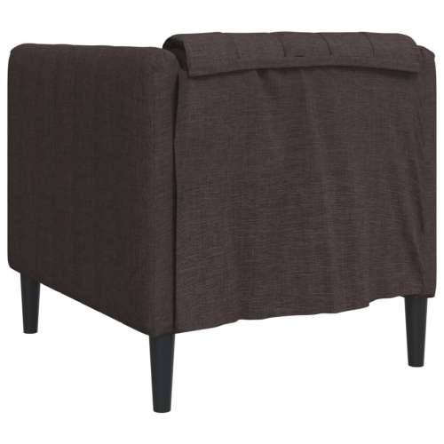 Sofa fotelja od tkanine tamnosmeđi - Tamno smeđa Sofa Cijena