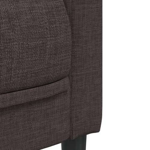 Sofa fotelja od tkanine tamnosmeđi - Tamno smeđa Sofa Cijena